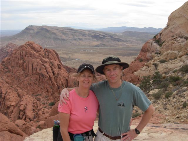 Kathy M and Jay at Red Rock Canyon - Vegas